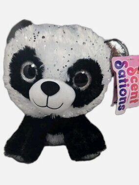 ScentSations Plush Panda Purdy Sparkles Wildberry Scented Stuffed Animal RETIRED